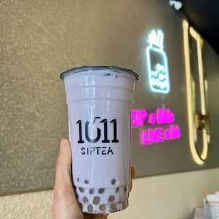 C4. Purple Yam Milk Tea with Tapioca