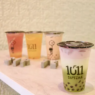 C5. Lychee Black Milk Tea w/ Tapioca