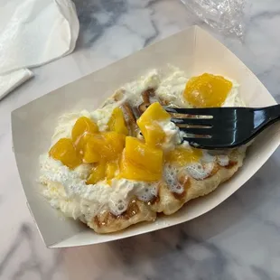 Mango Croffle. Super Yummy!