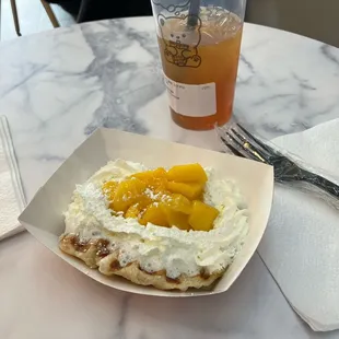 Mango Croffle. Super delish!