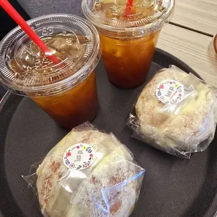 Lebanese jallob &amp; Taro brioche