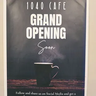 Grand opening sign
