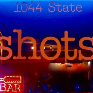 Small place. Awesome atmosphere. 20 difference shots plus craft beer and full bar