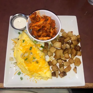 Buffalo Chicken Omelette