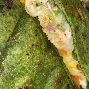 Spinach Chicken Quesadilla