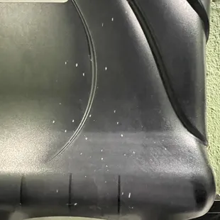 stuff on paper towel dispenser