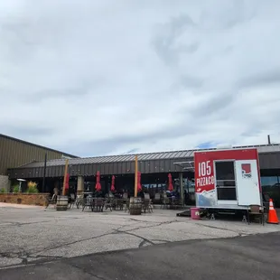 105 daily food truck offers Great wings &amp; pizza - They always have a 2nd option Thursday - Sunday. Come check it out.