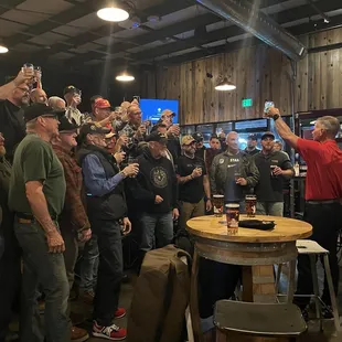 Marine Corps birthday celebration at 105 West brewing 2022!