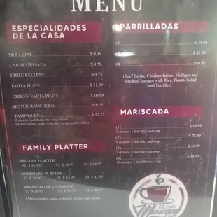Menu Dec 2024