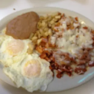 Chilaquiles con huevo