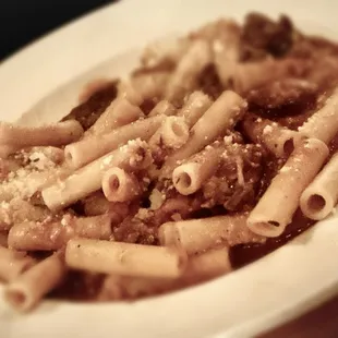Ziti, Chefs Beef Ragu, Pecorino
