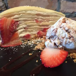 Strawberry Crepe Cake