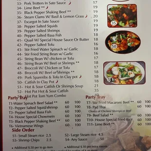 New 2024 menu part 2.