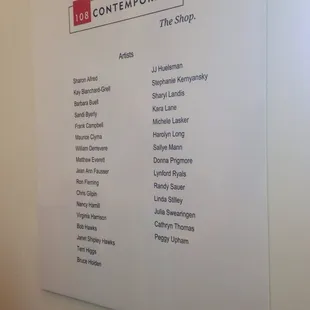 Everything in gift shop $400 or less