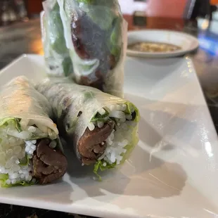 2. Fresh Spring Roll with pork