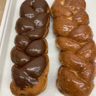 two different types of donuts
