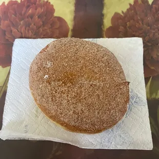 Apple filled donut !