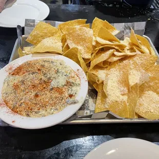 Spinach dip app.  Very good!!!
