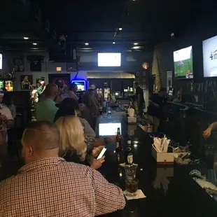 Packed house on a Saturday night