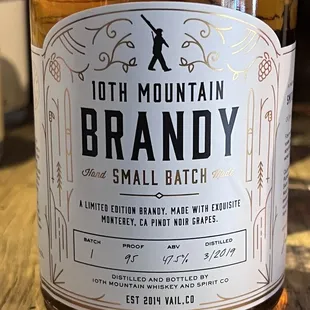 brandy label