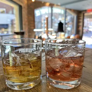 Easy way down and half and half