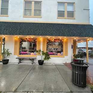 Exterior of the store