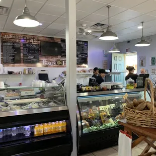 Deli counter. All sandwiches are made to order.