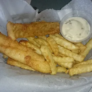 Fish and chips basket