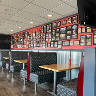 the dining area