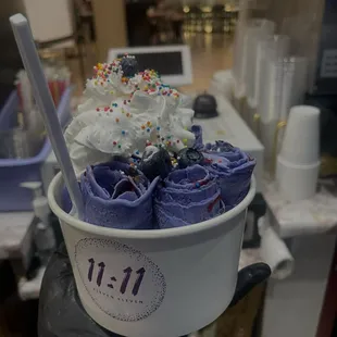 Toot Berry Ice Cream Roll