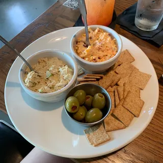 Chicken Salad and Pimento Cheese Plate