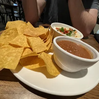 Loaded Queso and Salsa