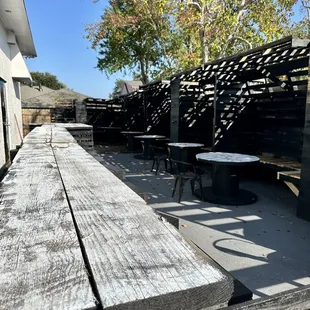 Huge upcoming patio space.