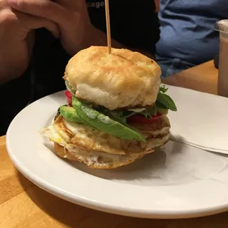 Eggie Biscuit Sandwich (Vegetarian)