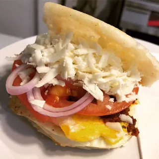 Arepa with Caribbean Cheese