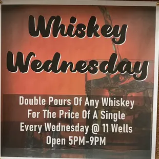 Whiskey wednesday