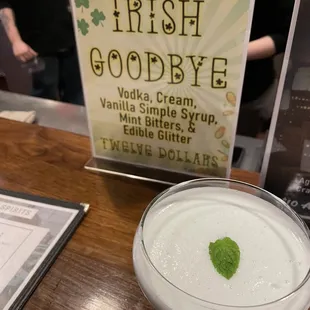 Irish goodbye