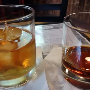 Rye on the rocks &amp; a Wheat neat Whiskey Wednesday