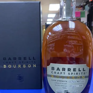 15 year aged Barrel Bourbons