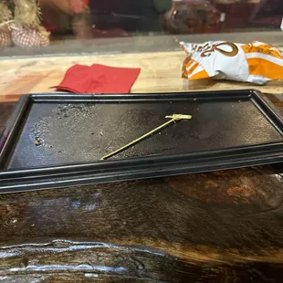 I ordered the Reserve Bourbon Bacon burger. This was the aftermath.