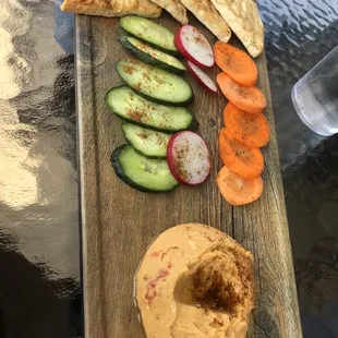 Hummus was really good