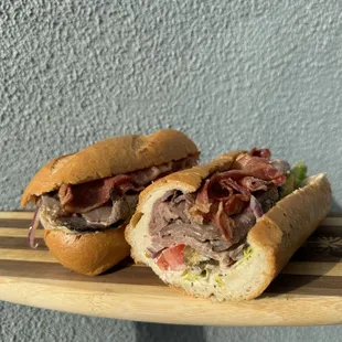 Roast Beef &amp; Bacon Sandwich