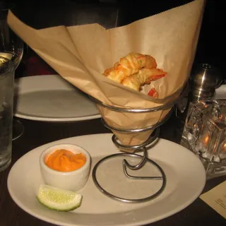Blue Prawns with Rooster Mayo