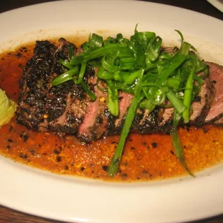 Nori Encrusted Sirloin with Ponzu