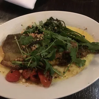 Stuffed Trout with Turmeric & Marcona Almonds