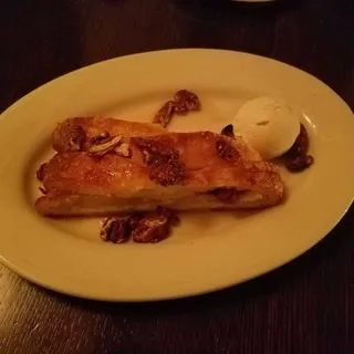 Yuzu-pear Strudel with Candied Ginger & Pecans