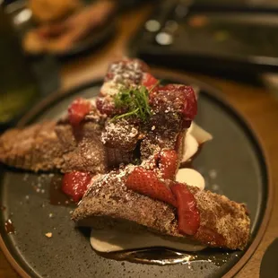 Strawberry cheesecake French toast