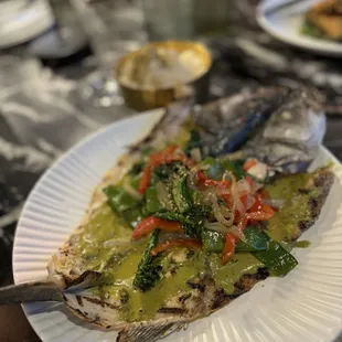 Green Curry Branzino