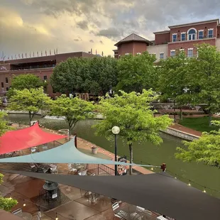 Great view, lovely evening.