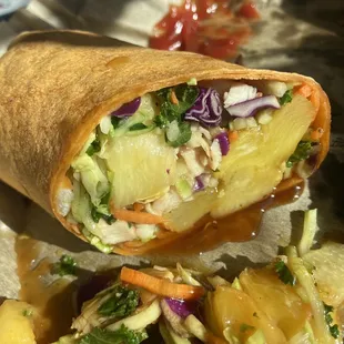 Pineapple Chicken Wrap